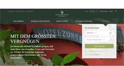 Desktop Screenshot of hotelzurtenne.com